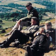 Compo, Clegg & Foggy on the hill