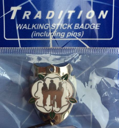 Yorkshire Rose Walking Stick Badge